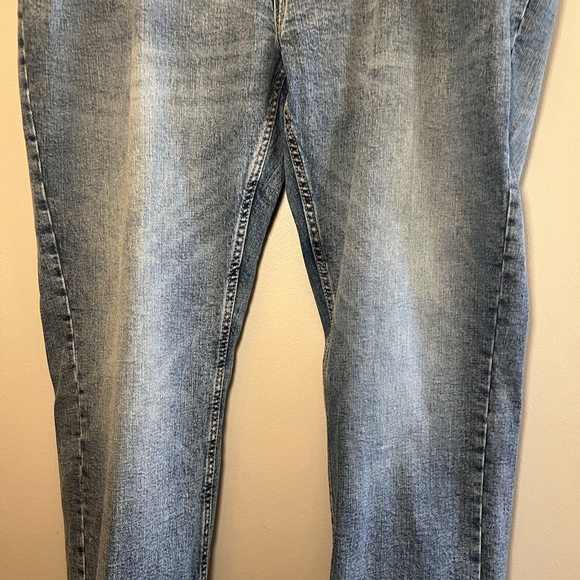 Old Navy Jeans Slim Men's 44x30 Regular Stretch Zip Mid Wash Pockets Distressed - Picture 6 of 16